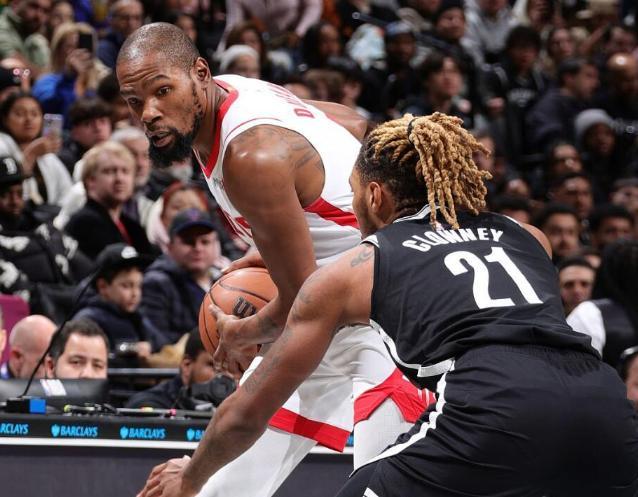 KAIYUN-申京复出20+6+6阿门12中10，杜兰特两双手刃旧主，火箭轻取篮网