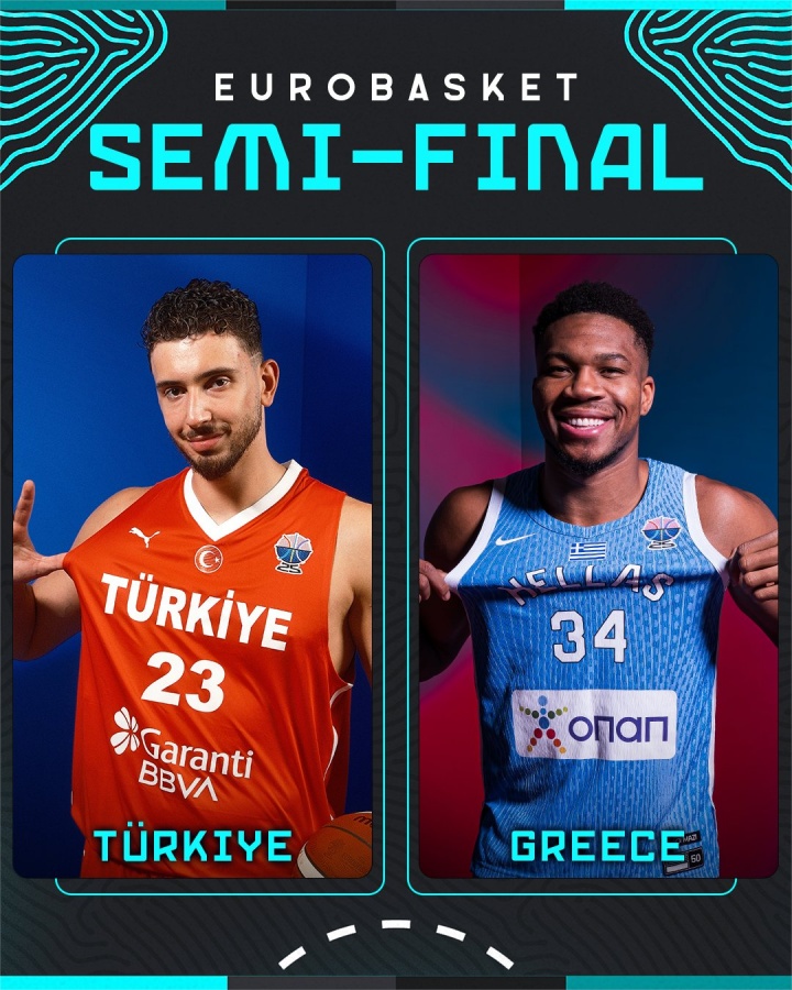 欧锦赛Day14赛果：申京三双土耳其进四强 字母29分希腊轻取立陶宛