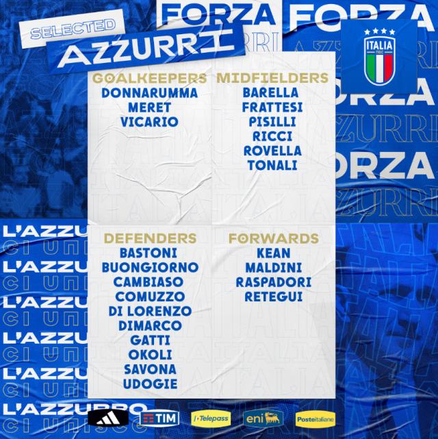 KAIYUN-意大利队11月名单：小小马连续入选，萨沃纳上位