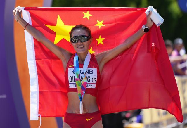 田径世锦赛切阳什姐竞走摘铜 苏炳添惊险压线晋级