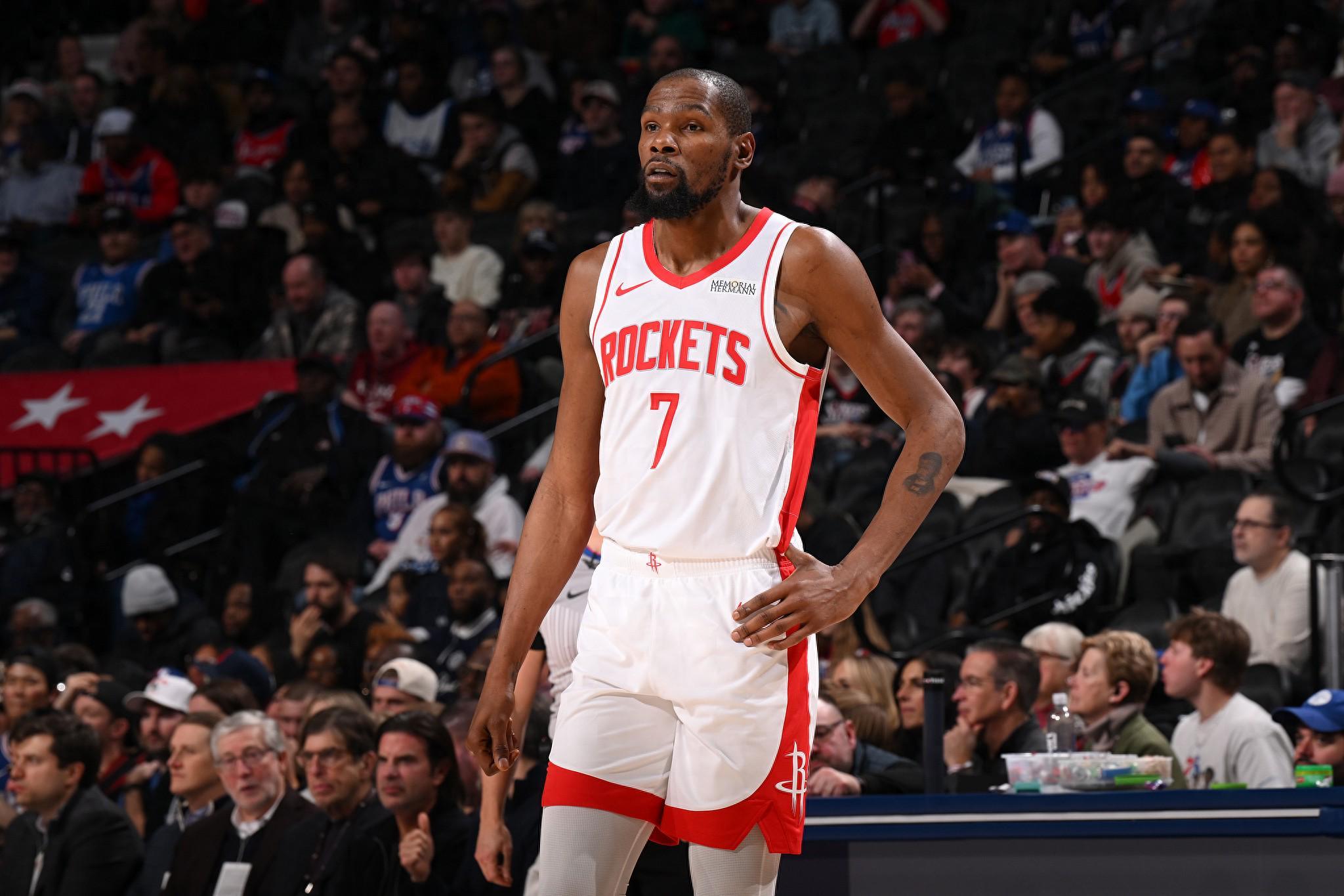 开云集团-杜兰特轰36+7燃尽，火箭队4大败因明显！重用谢泼德+交易势在必行